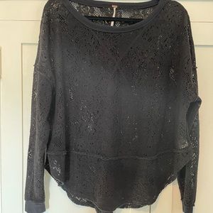 Free People Lace Long sleeve